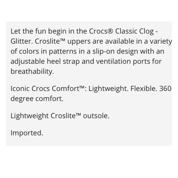 Crocs Women’s Gray Slip On Classic Clog Shoes 11 NEW - Picture 7 of 7